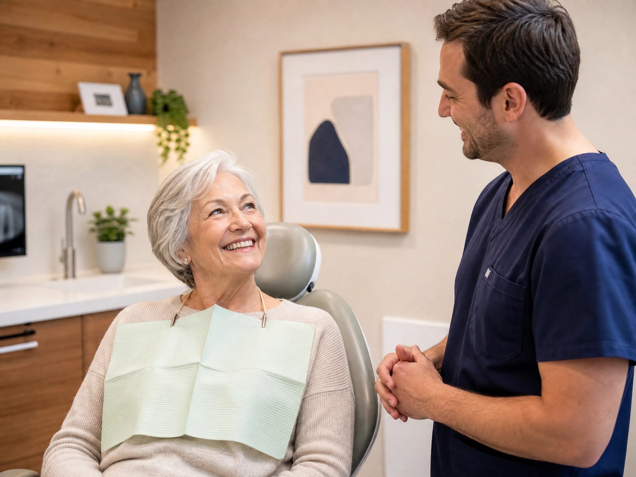 Senior patient digital X-rays Ann Arbor